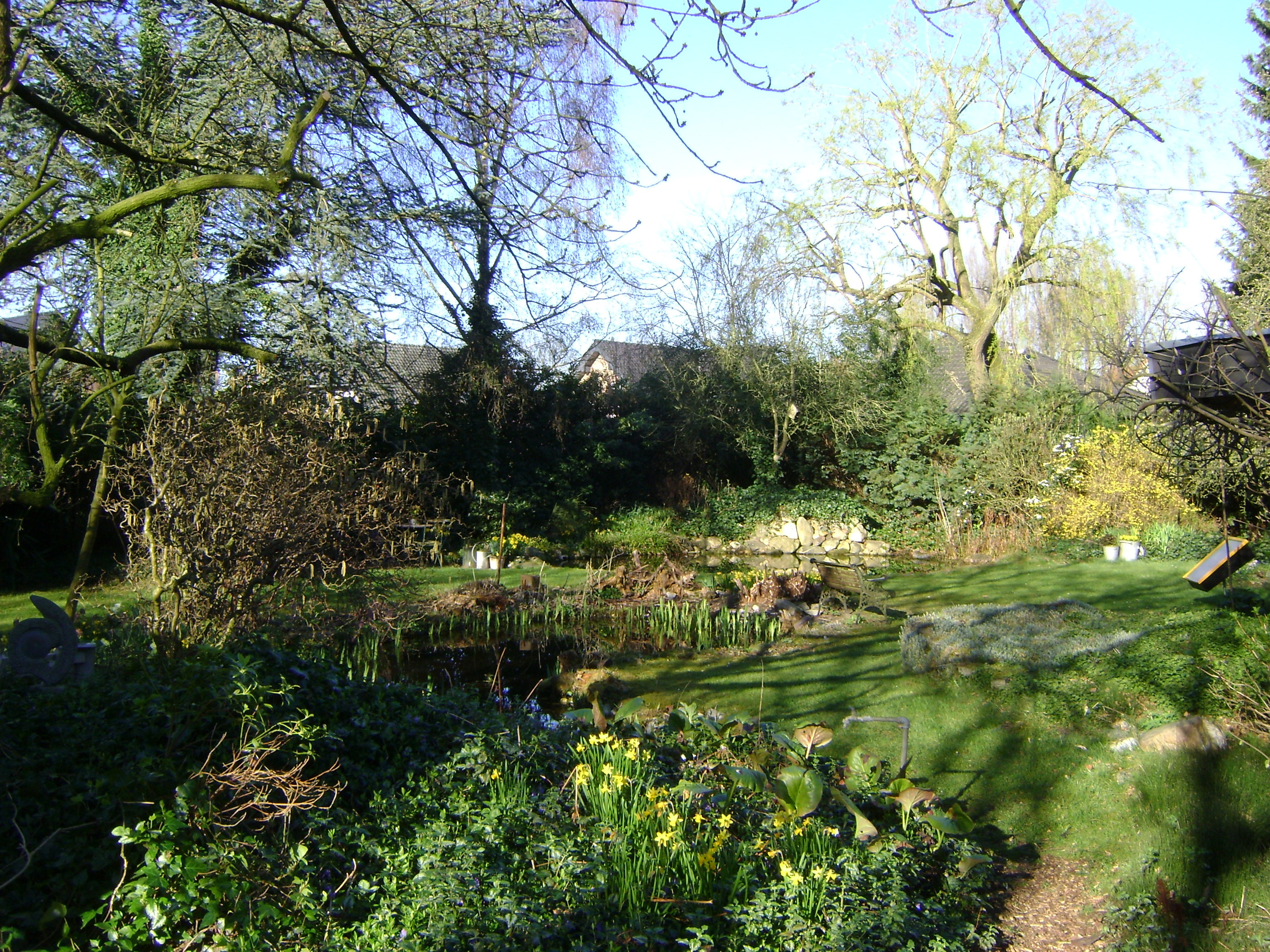 Der Garten des Kunsthaus Davidu in Kalkar-Appeldorn