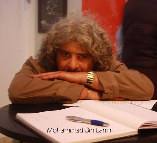 Der international renommierte Künstler Mohammad Bin Lamin aus Misurata, Libyen