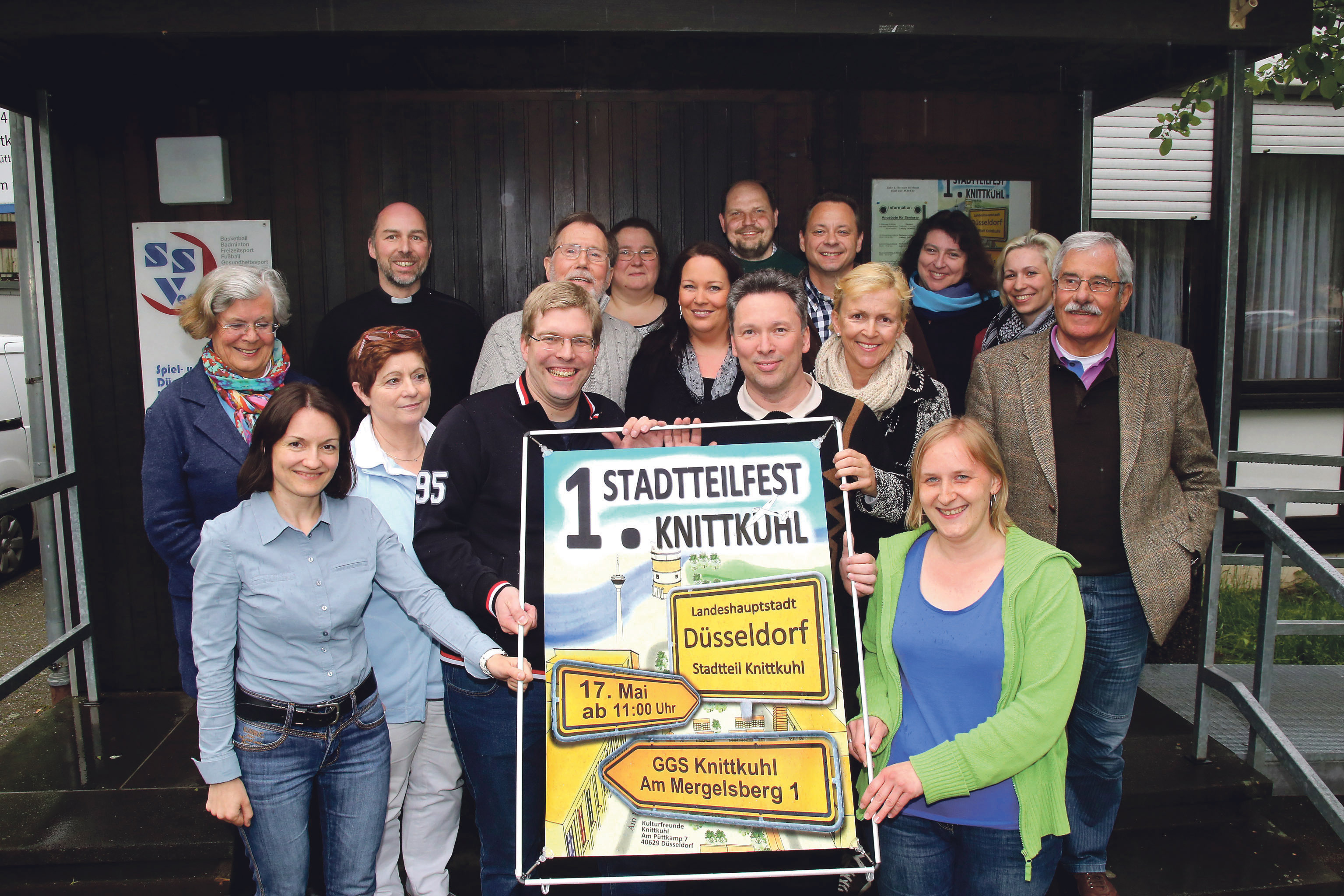 Gastfreundliche Gemeinschaft: Knittkuhl freut sich zum Stadtteilfest auf viele Besucher.