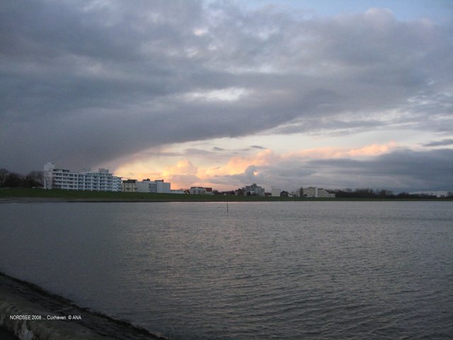 NORDSEE-Himmel... im Winter...