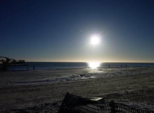 abends, oder morgens...? An der deutschen Ostseeküste...im Winter...