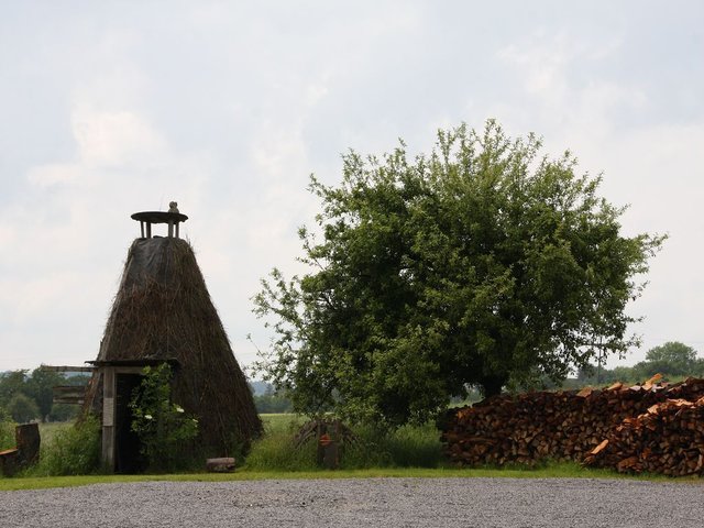 Die Köhlerhütte am Hubertusheim