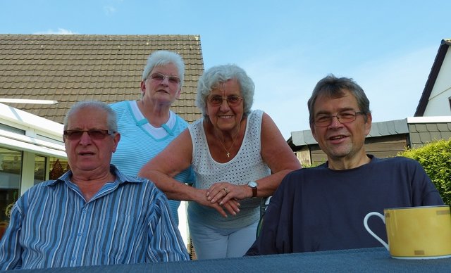 bei unserem Mini-Treffen liess es sich trotz der Wärme gut aushalten