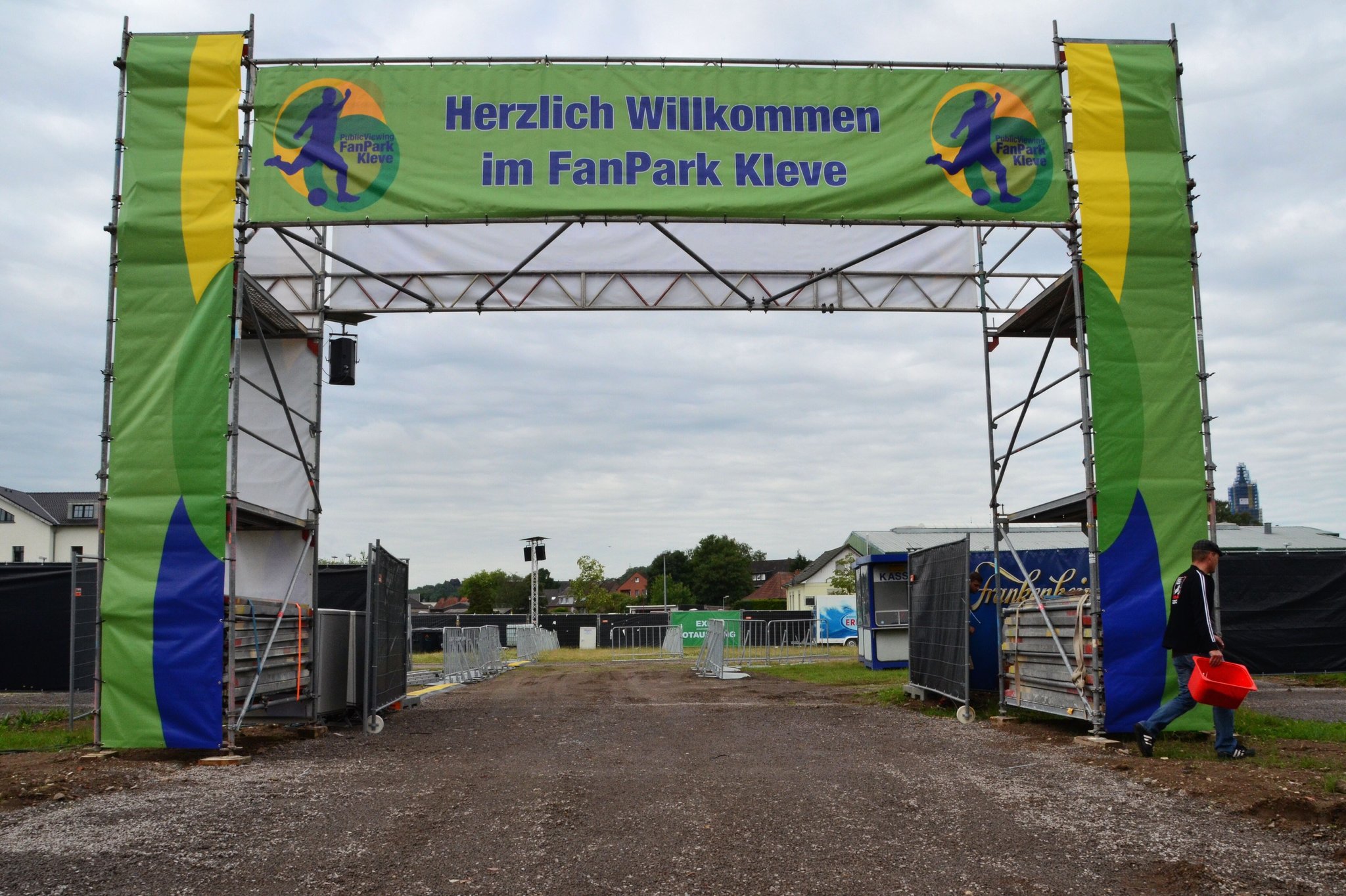 public viewing in Kleve / Brasilien - Kroatien - Kleve