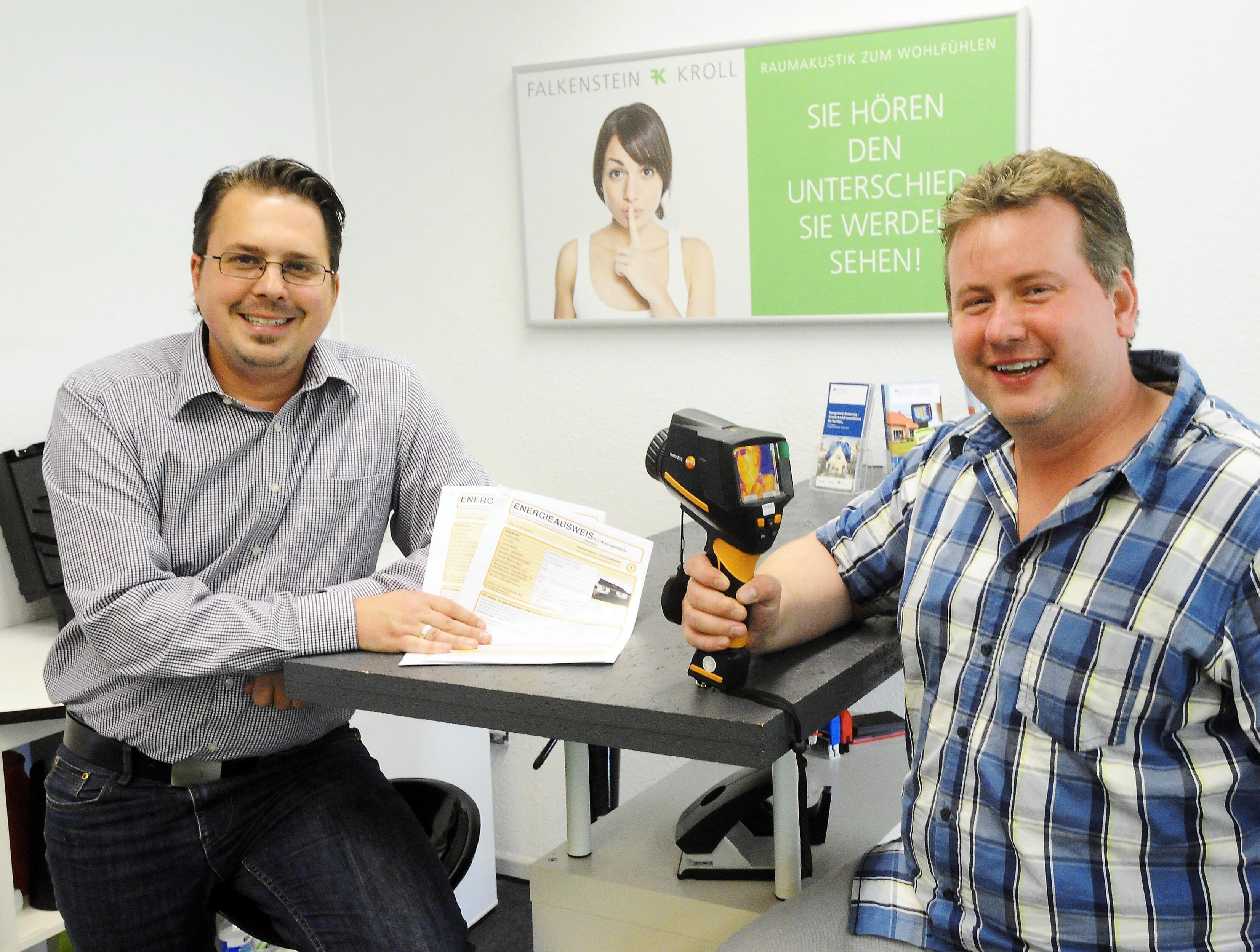 Oliver Kroll (l.) und Christian Falkenstein (r.)