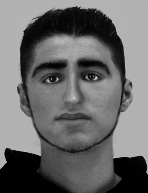 Dieses Phantombild erstellte die Polizei von dem zweiten mutmaßlichen Täter.