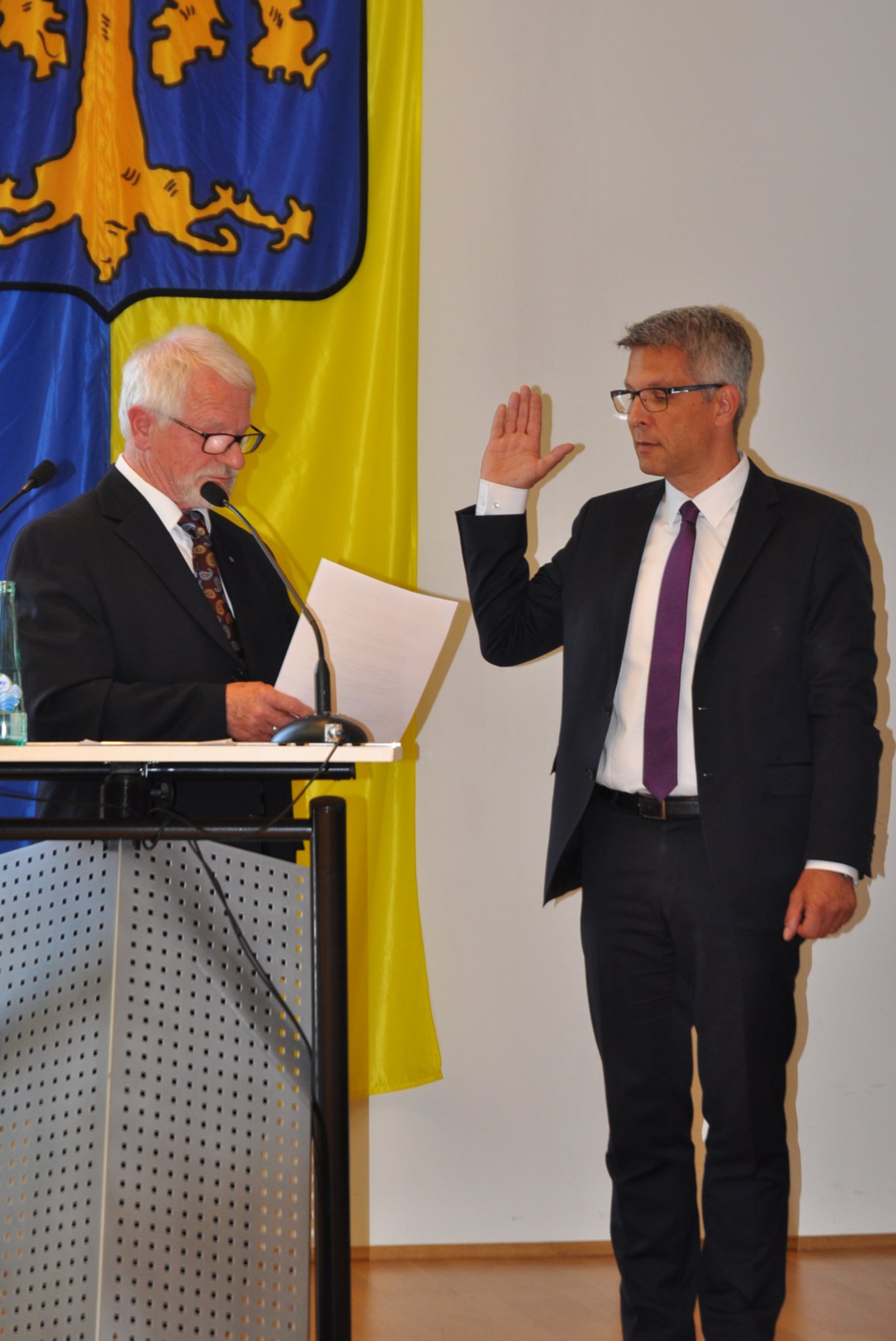 Erik O. Schulz vereidigt Hagen