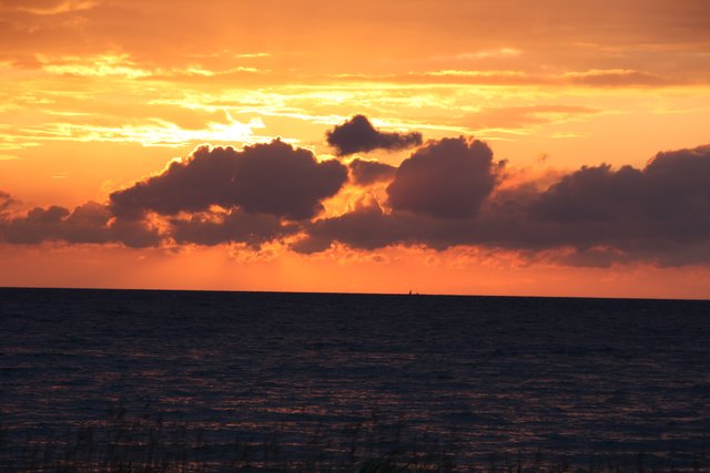 Abendhimmel in Heiligenhafen an der Ostsee
