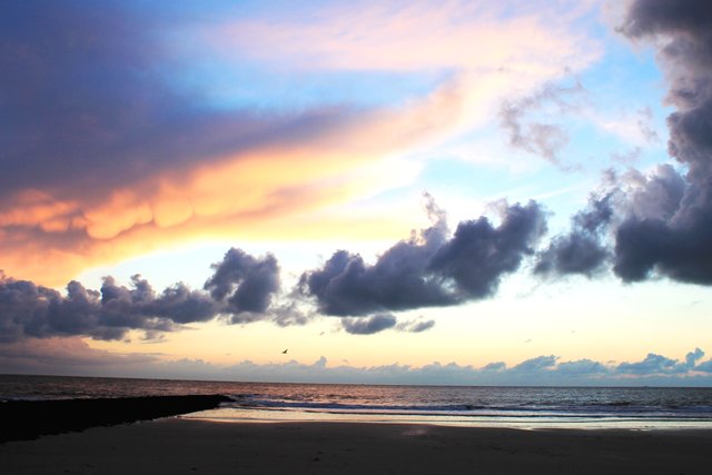 wunderschöner Sonnenuntergang auf Norderney