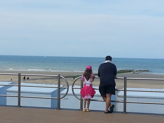 Blick auf die belgische Nordsee