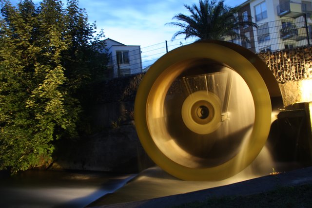 Das Wasserrad im Abendlicht!