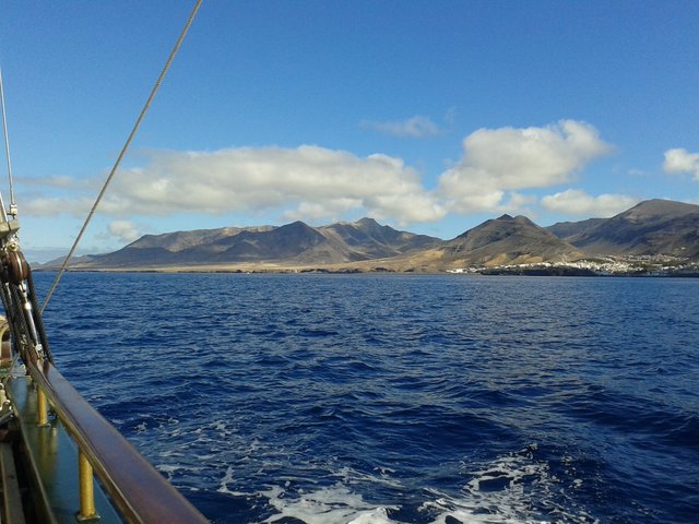 Auf dem Piratenschiff vor Fuerteventura