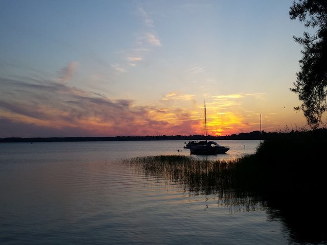 Ein romantischer Sommerabend an der Müritz