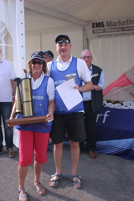 Sieger der Essener Segelwoche in der Conger-Klasse