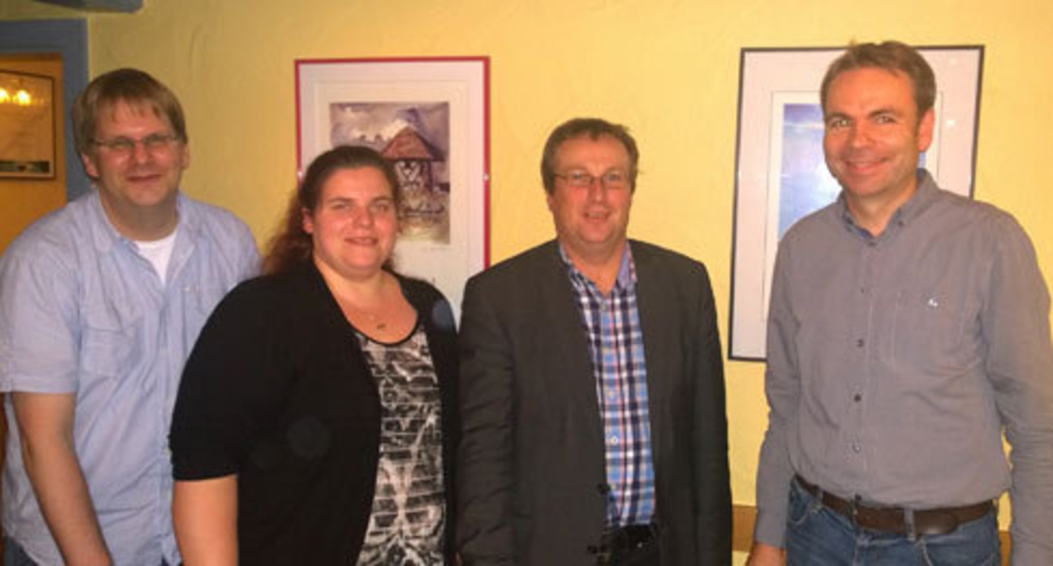 Grüne komplettierten den Vorstand und diskutieren mit Oliver Krischer