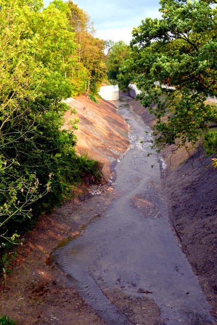 Am Tag nach einem starken Regenfall.