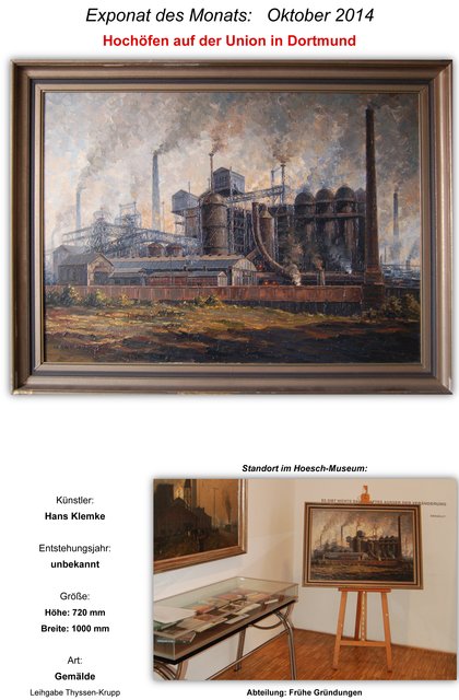 - Exponat des Monats Oktober 2014 in der Abt. "Frühe Gründungen" des Hoesch-Museums