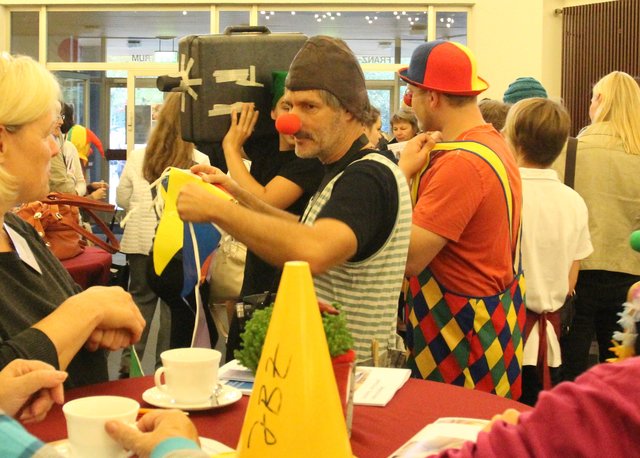 turbulentes Treiben beim Symposium