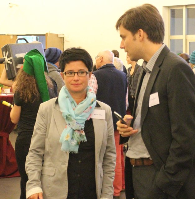 Martin Polenz und Manuela Völkel im Gespräch