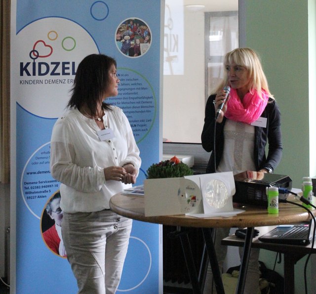 Sonja Steinbock im Gespech mit Kathrin Gries