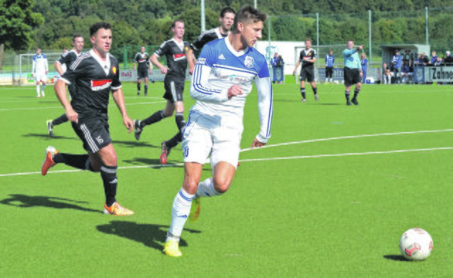 Mintards Goalgetter Mathias Lierhaus traf doppelt.