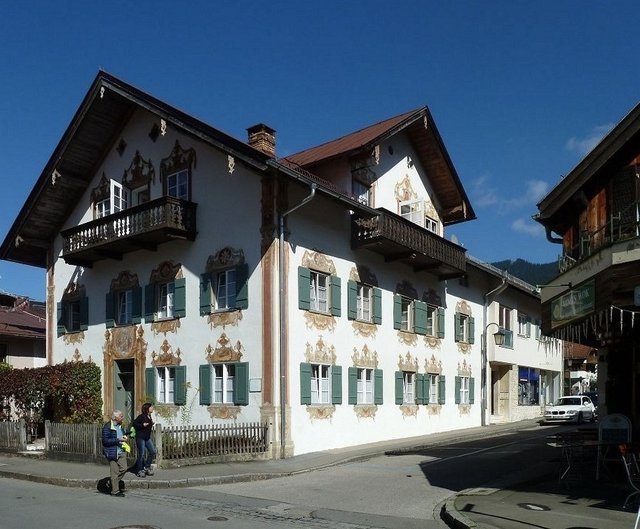 Oberammergau - Ursprungsort der bayerischen und tiroler Lüftlmalerei - Duisburg