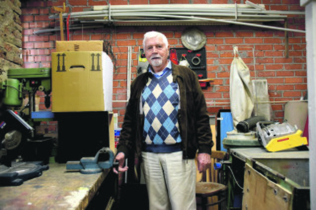 Die Werkstatt des Grend kennt Heinrich Bonhaus sehr gut. Hier hat er schon so manches Werkzeug gebraucht, um kleine und größere Mängel zu beheben.