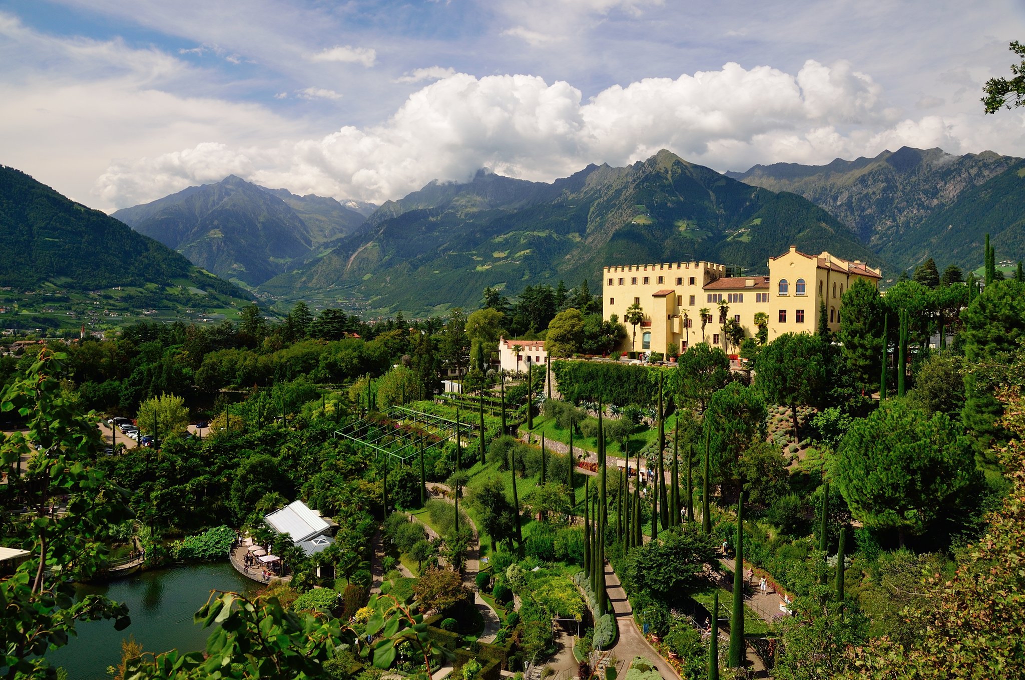 Südtirol Die Gärten von Schloss Trauttmannsdorff CastropRauxel