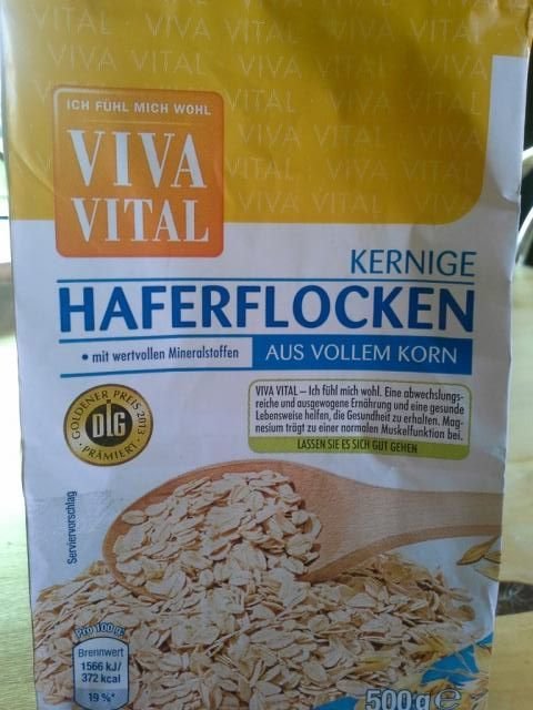 Rückrufaktion! Viva Vital Haferflocken kernig“ Bildquelle: forum845