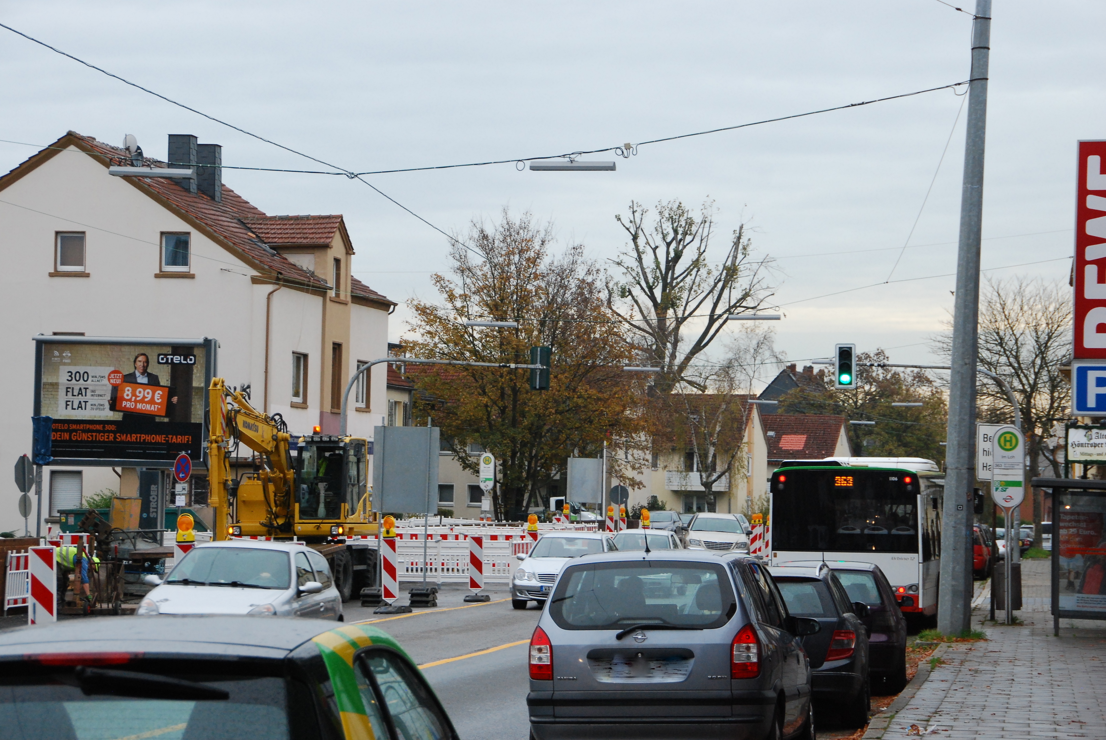Großbaustelle am Wattenscheider Hellweg Foto: Peter Siama