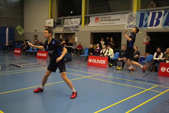 Sven-Eric Kastens und Maxime Moreels im zweiten Herrendoppel