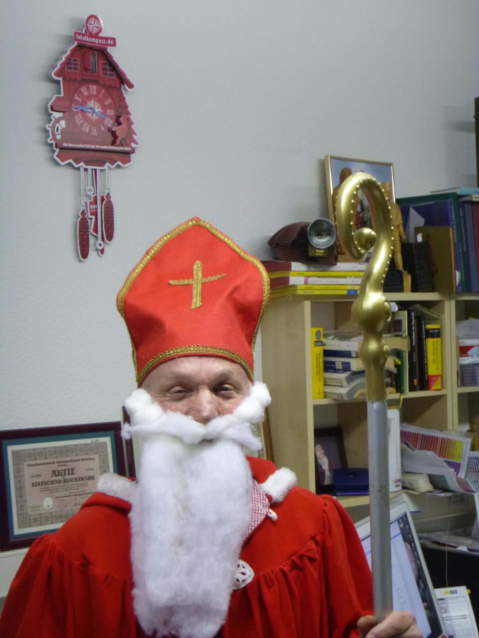 Sankt Nikolaus in vollem Ornat! NeukirchenVluyn