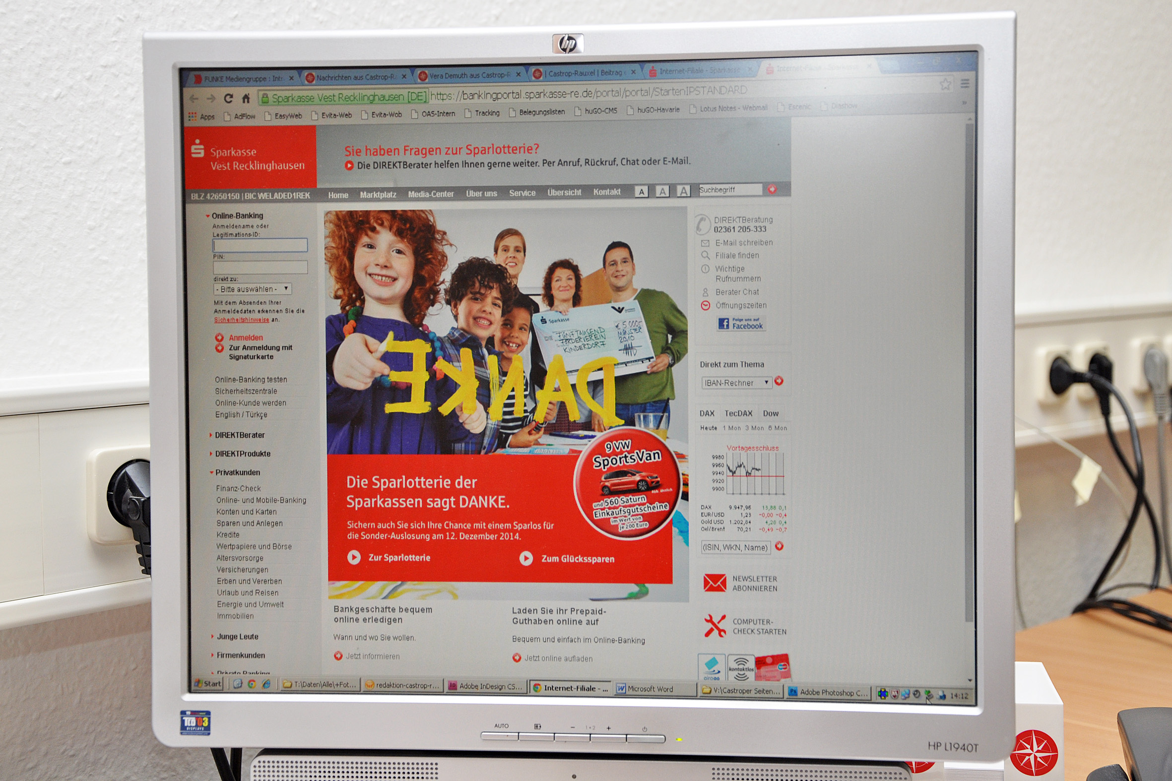 Vorsicht ist beim Online-Banking geboten.