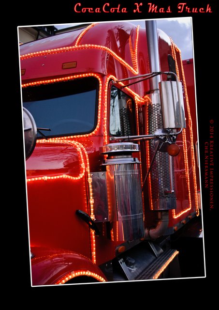 Coca Cola XMas Truck ...  Details ... © 2014, Kreative Impressionen, Chr.Niersmann