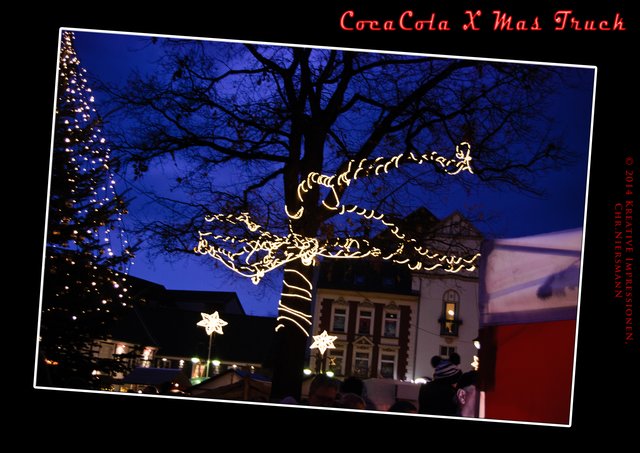 Coca Cola XMas Truck ... Die JauEiche, Alter Markt © 2014, Kreative Impressionen, Chr.Niersmann