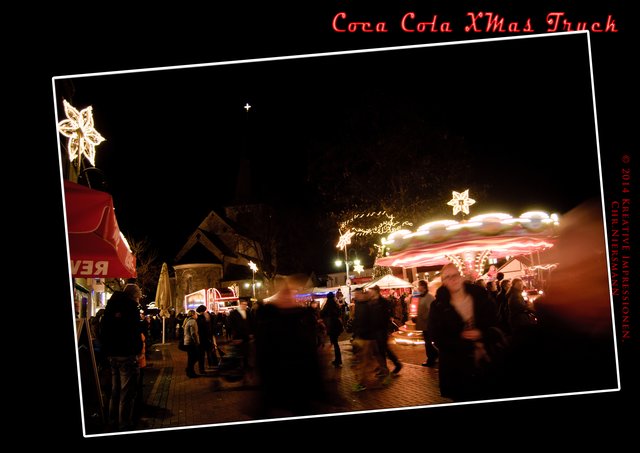 Coca Cola XMas Truck ... Buntes Treiben ... © 2014, Kreative Impressionen, Chr.Niersmann