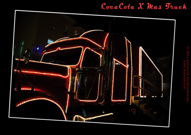 Coca Cola XMas Truck ... LightShow © 2014, Kreative Impressionen, Chr.Niersmann