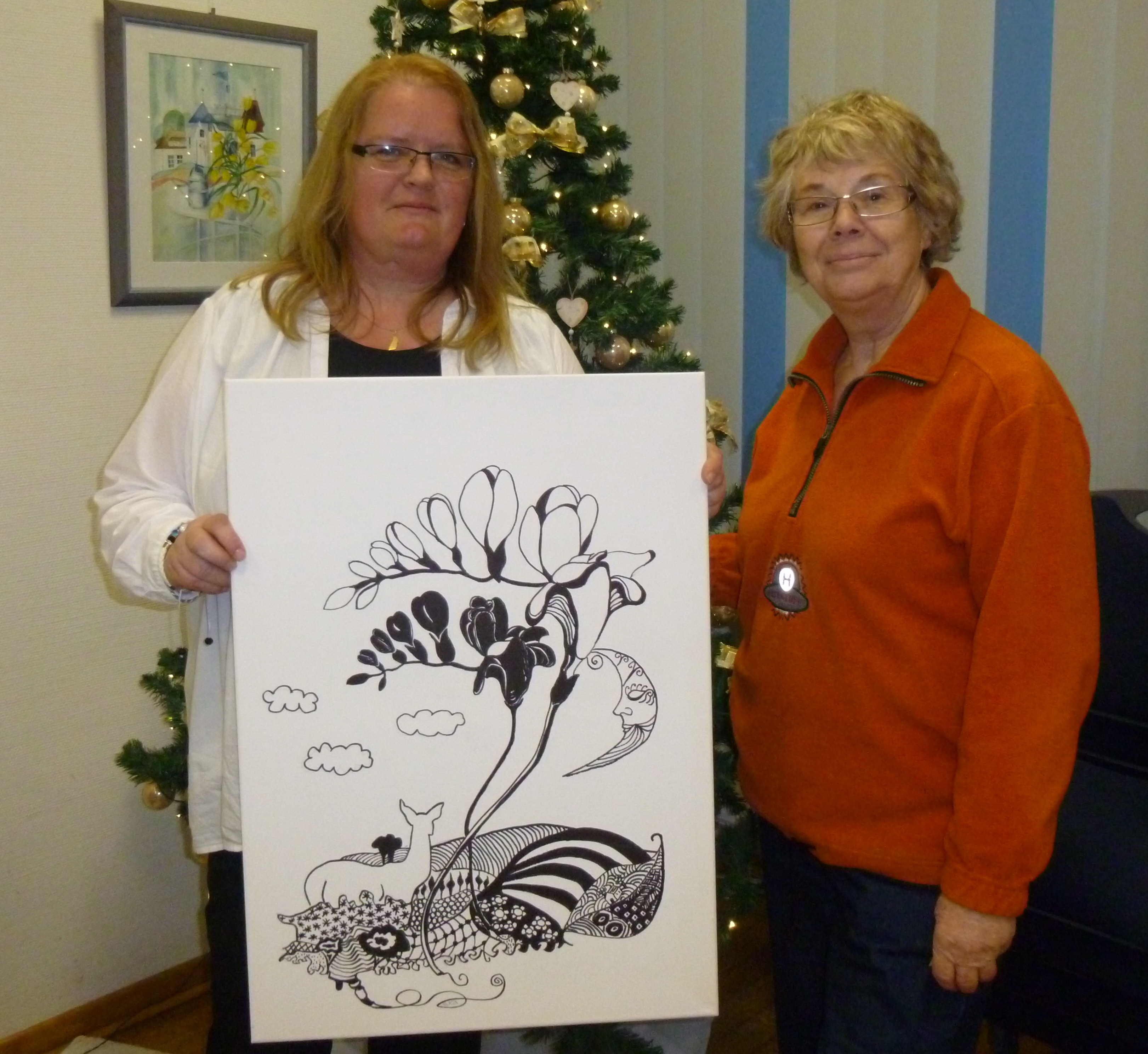 v.l.n.r. Barbara Giesenberg, Renate Kowalewski