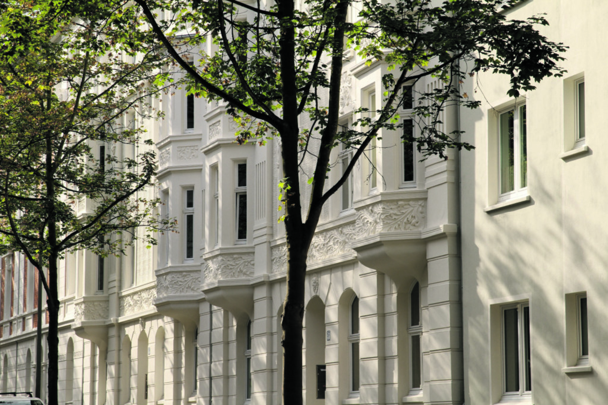 Saarlandstraße soll glänzen Der Spar und Bauverein hat seine Häuser im Quartier modernisiert
