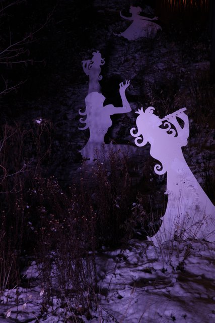 Der Lichtgarten im Sauerlandpark - mit Schnee noch eine Klasse