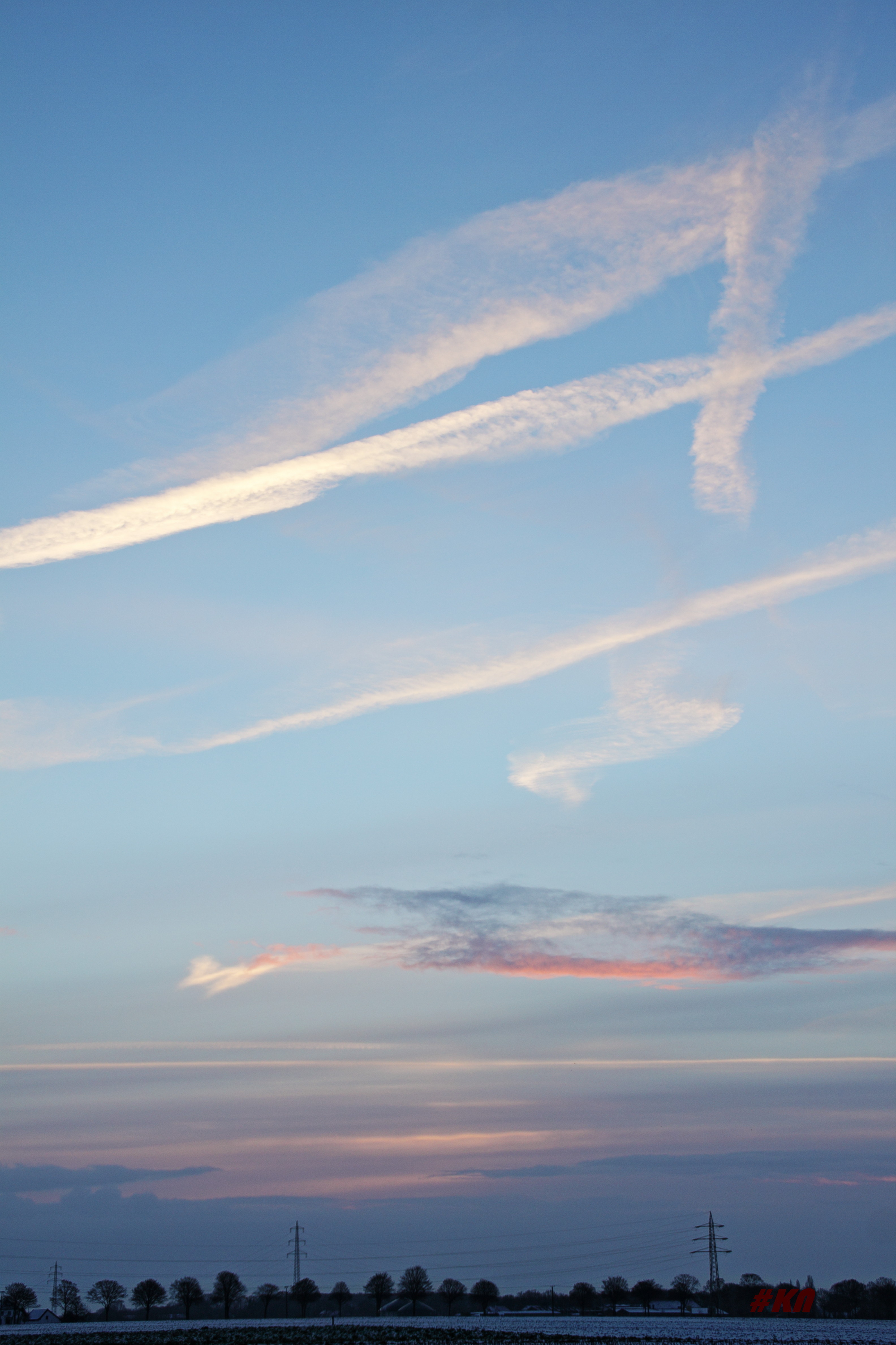 Morgenhimmel ...