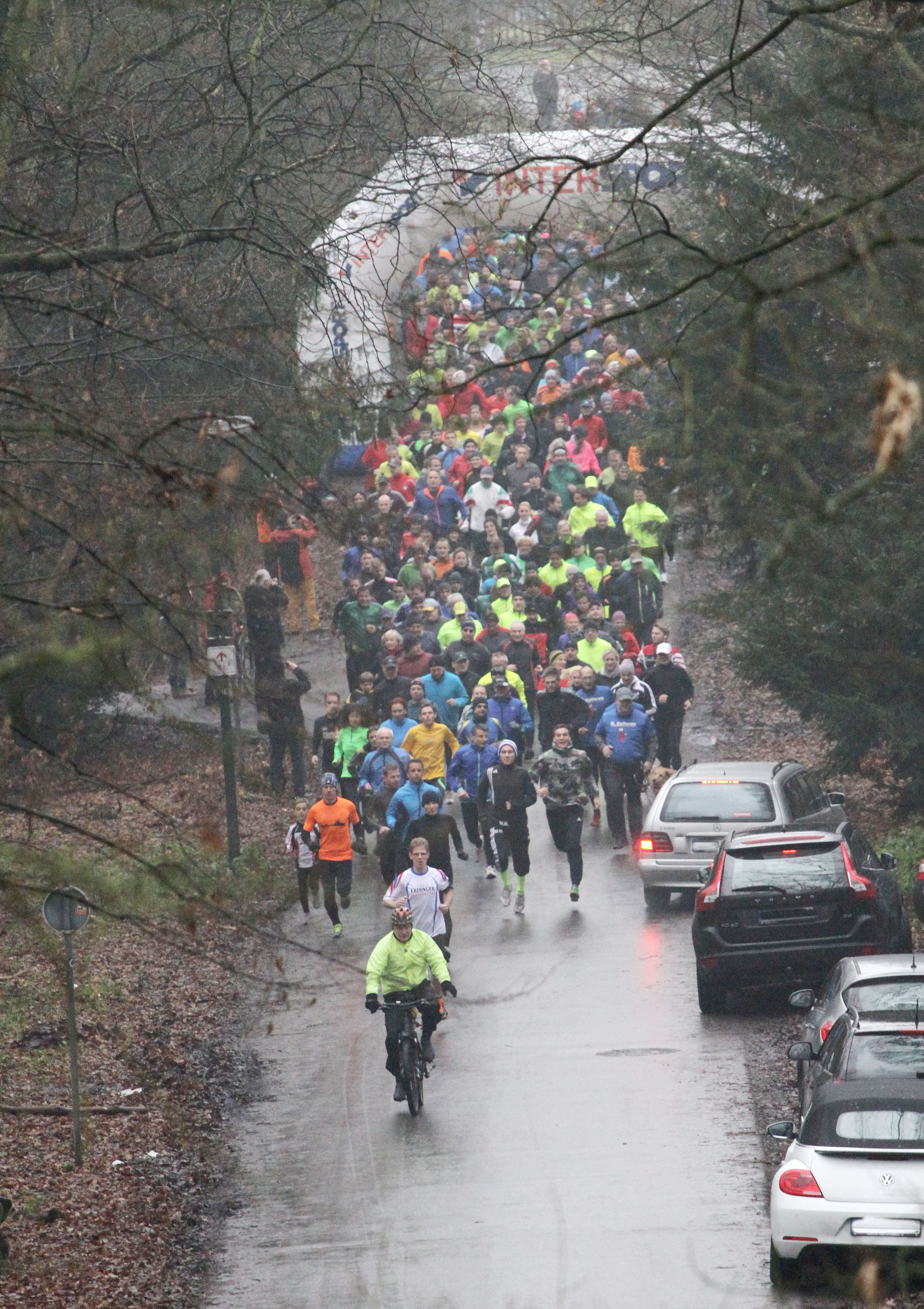 Auf geht's: 540 Läufer waren Silvester 2014 dabei.