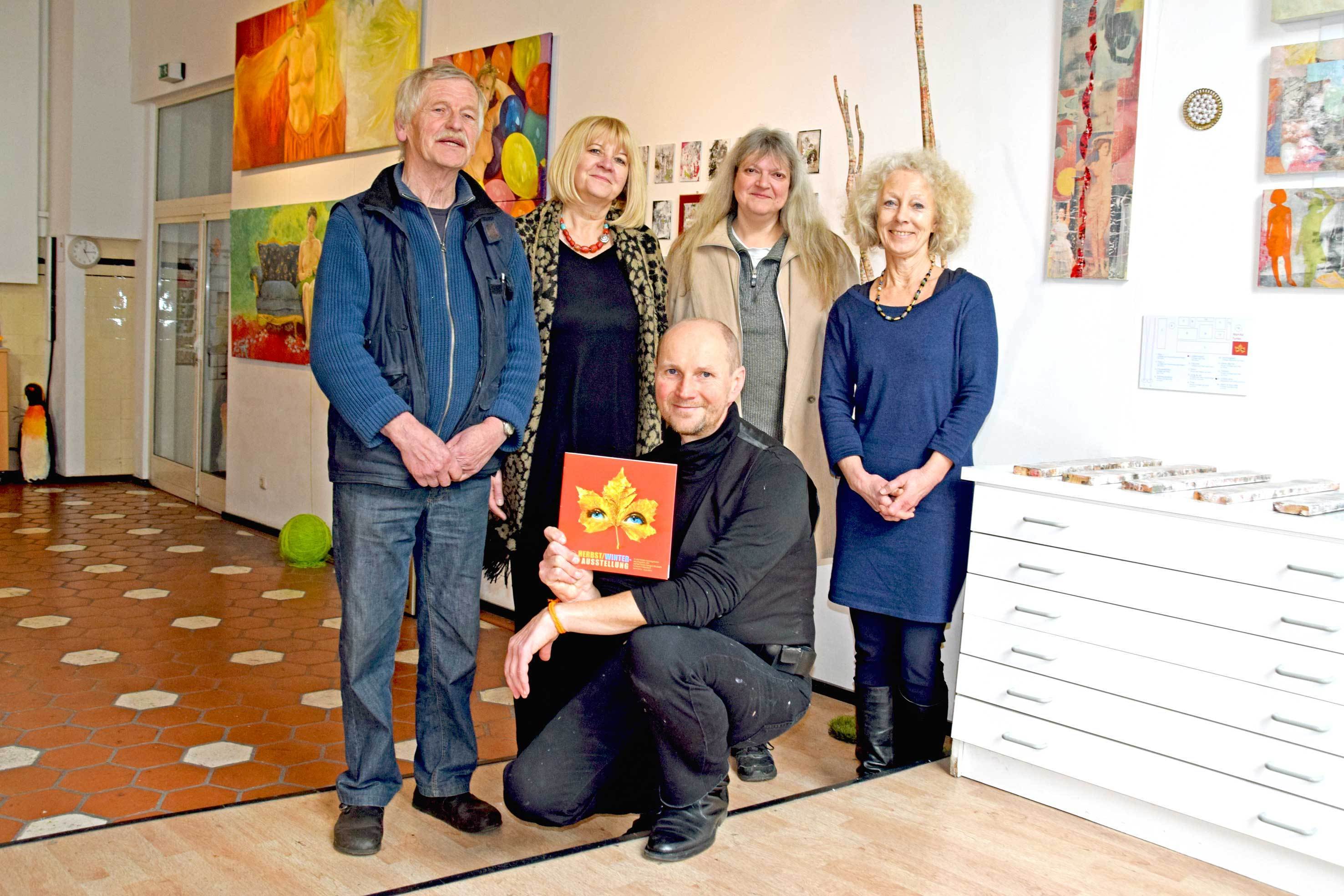 Gruppenbild (v.l.): Ulrich Bruns, Wanda Korfanty-Bednarek, Gabriele Müller, Monika Funke und Eugen Bednarek