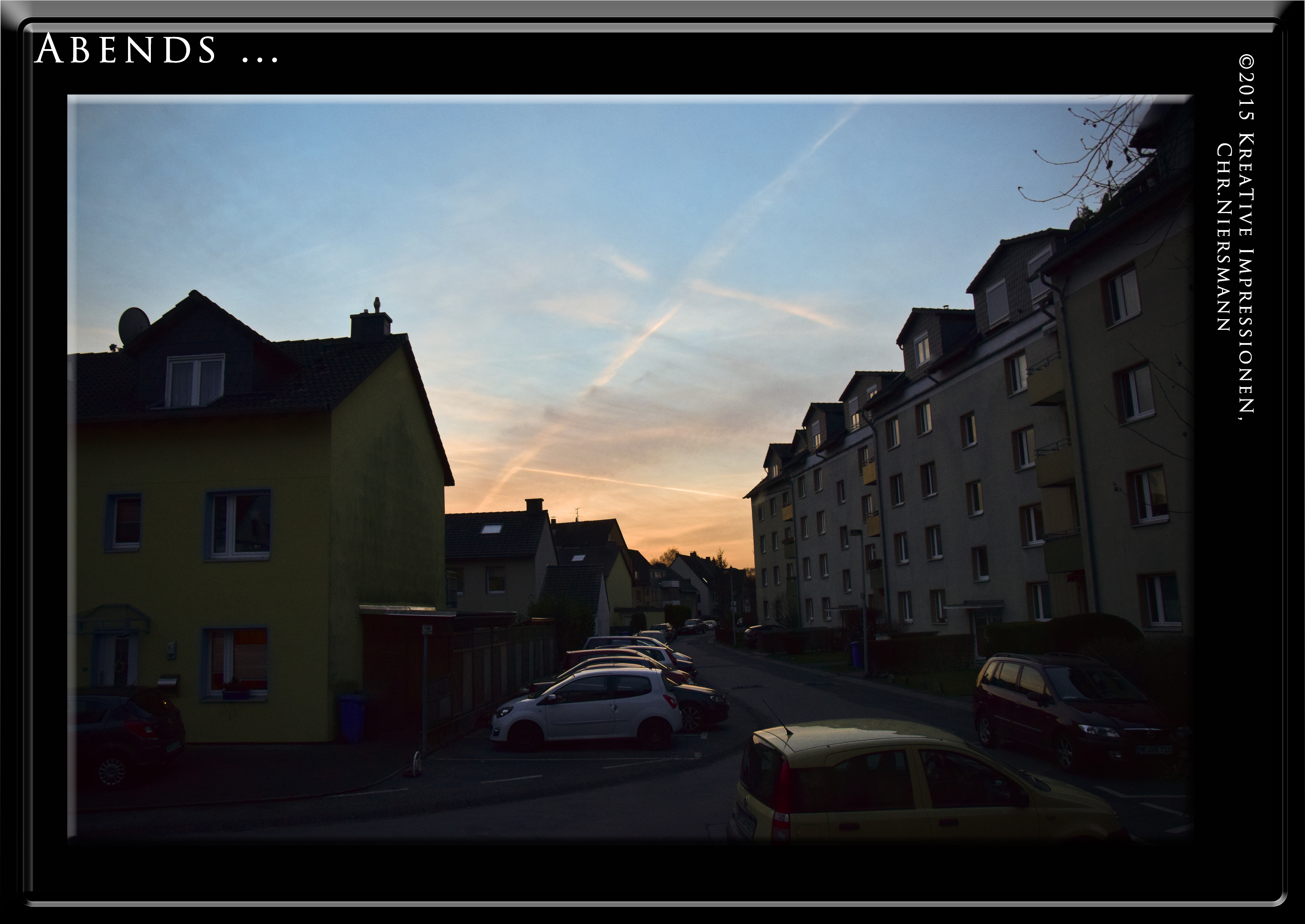 Abends - Die Sonne geht ... © 2015, Kreative Impressionen, Chr. Niersmann