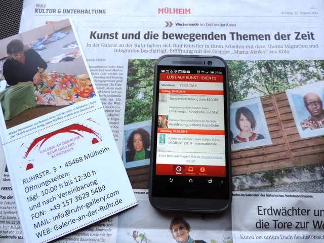 Nicht nur für Kunstfreaks: die neue APP für Kunstliebhaber aus und um Mülheim an der Ruhr