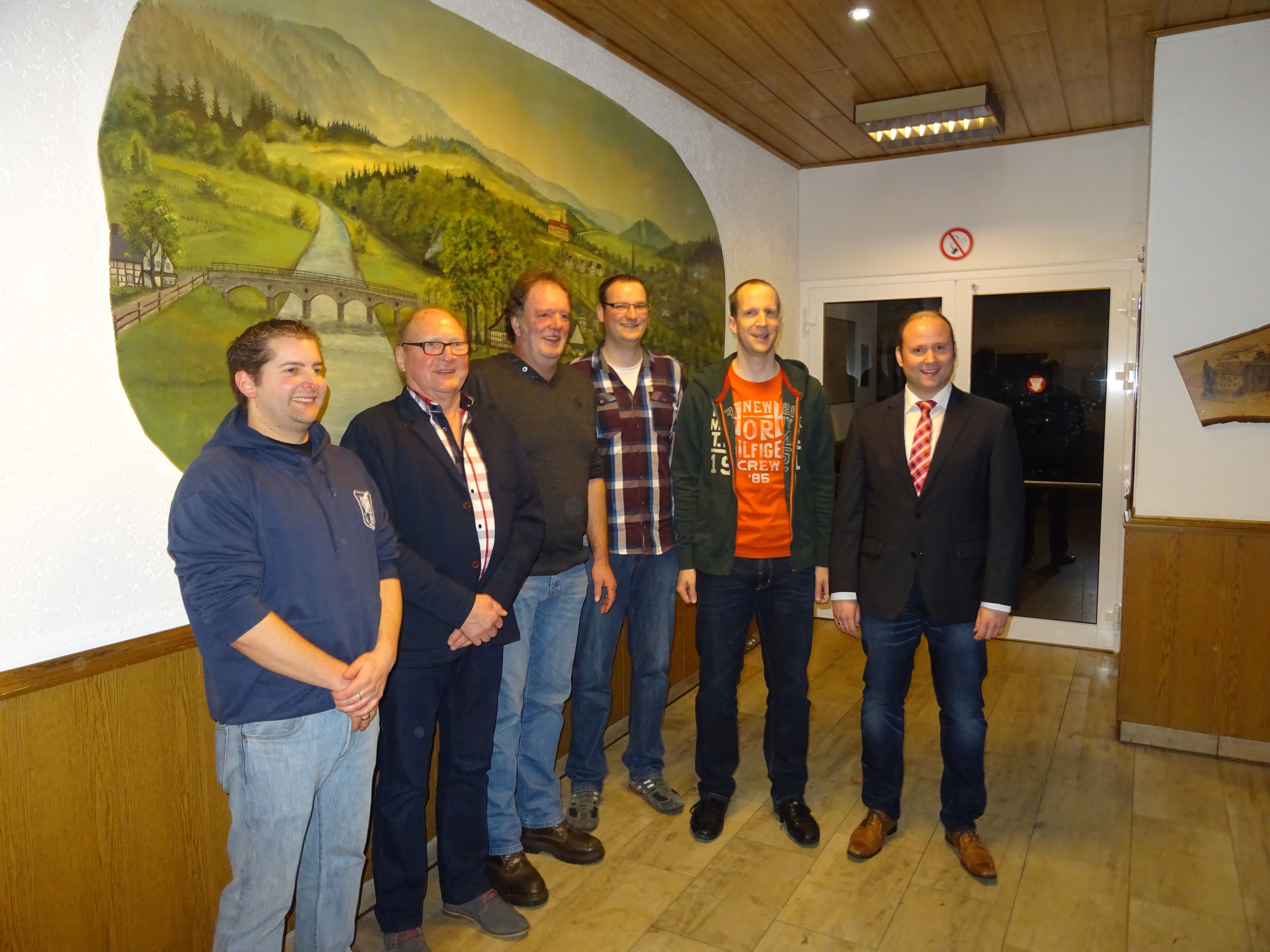 Benjamin Bräutigam, Keith Püttmann, Dominik Spielmann, Uwe Geiz, Walter Kremer, Klaus Beckmann