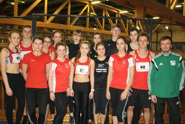 Sprinttrainer Christian Breitbach (r.) konnte mit seinen Schützlingen zufrieden sein.