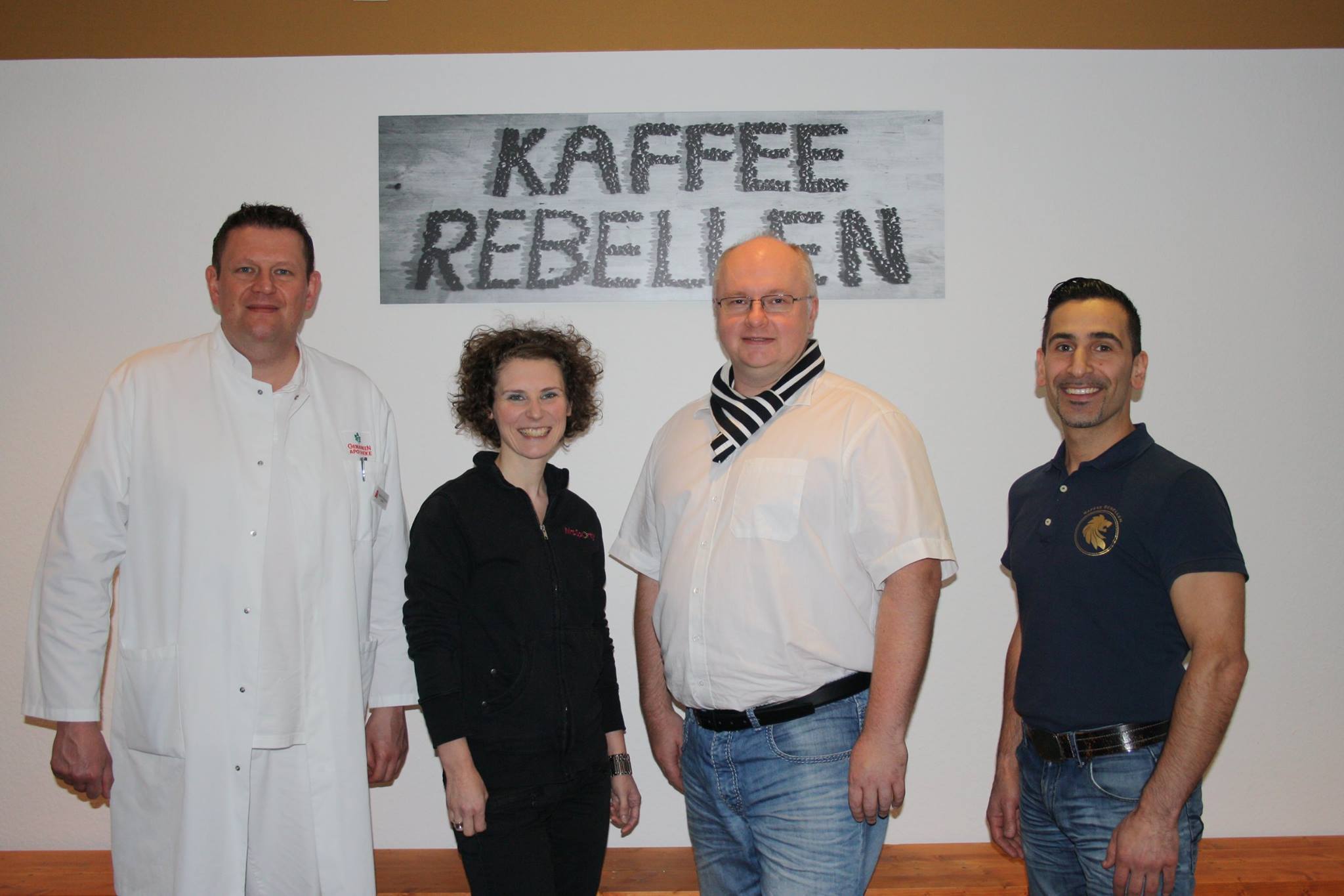 Der Vorstand der igh: (v.l.) Stefan W. Holzgrewe (Gemarken-Apotheke), Schriftführer, Julia Reinders (Mrs. Sporty), Kassenwartin, Jens Noetzel (M&N Immobilien), 1. Vorsitzender und Yüksel Karaman (Kaffee Rebellen), 2. Vorsitzender.