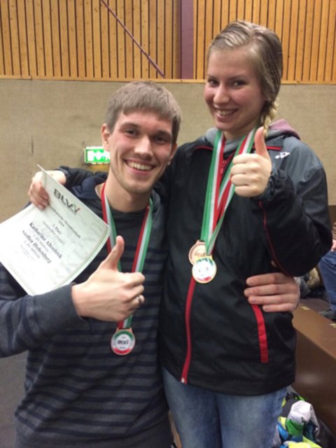 Gemeimsam erfolgreich: Steffen Hohenberg und Katharina Altenbeck