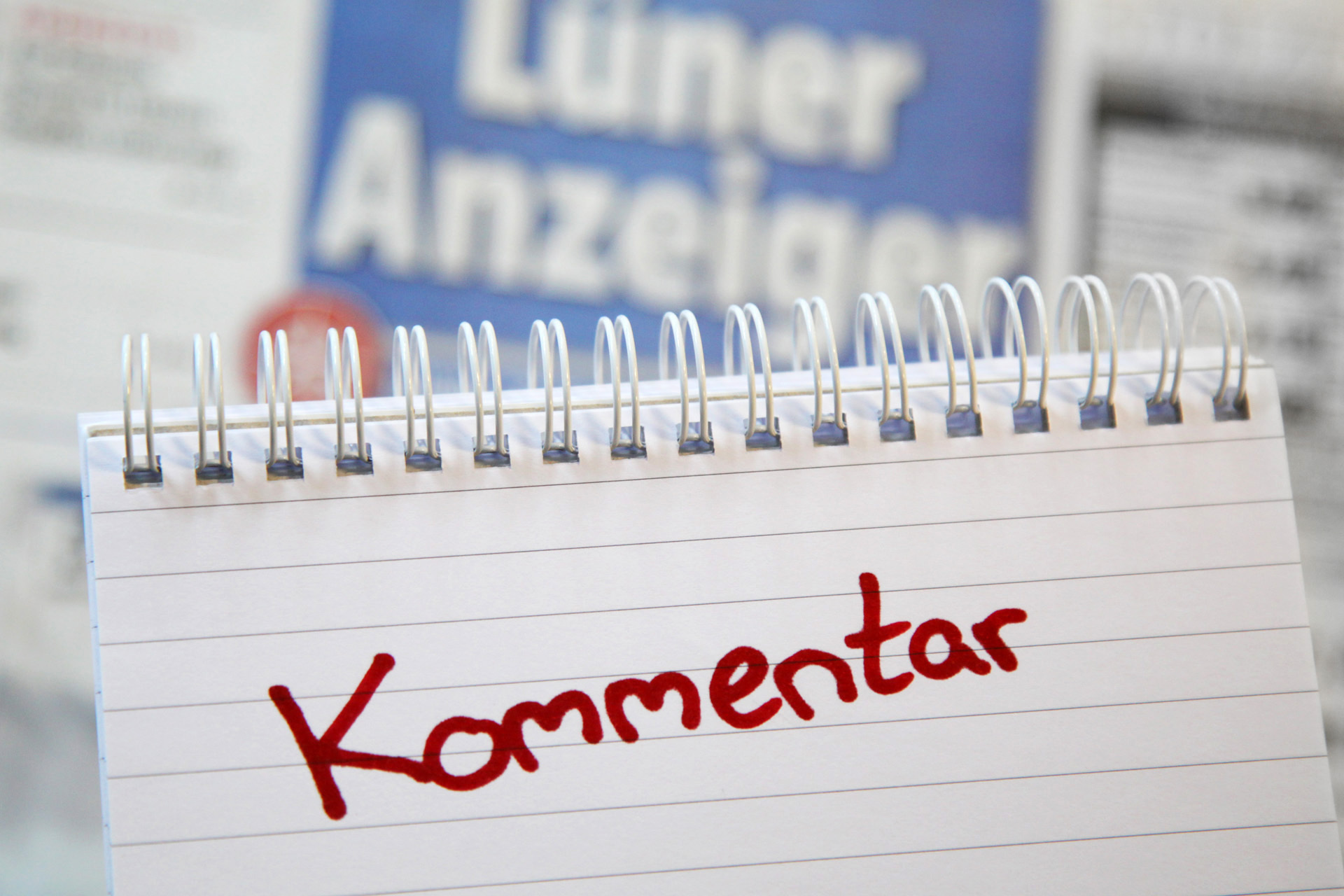 Der Kommentar im Lüner Anzeiger und im Lokalkompass Lünen.